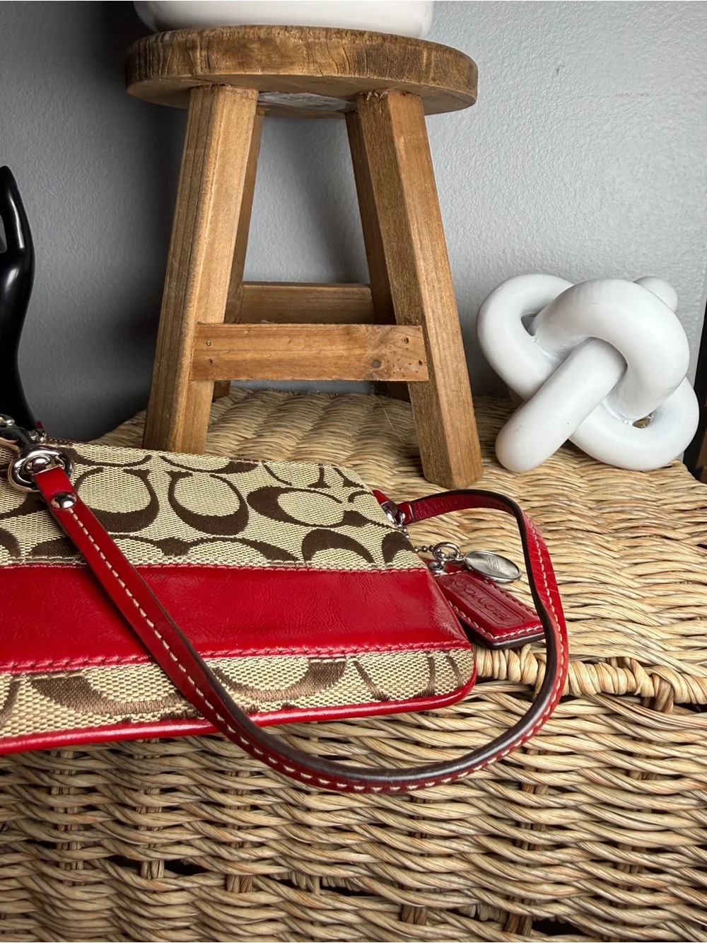 Coach wristlet signature
